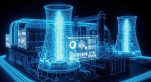 Gêmeo digital de uma usina nuclear
