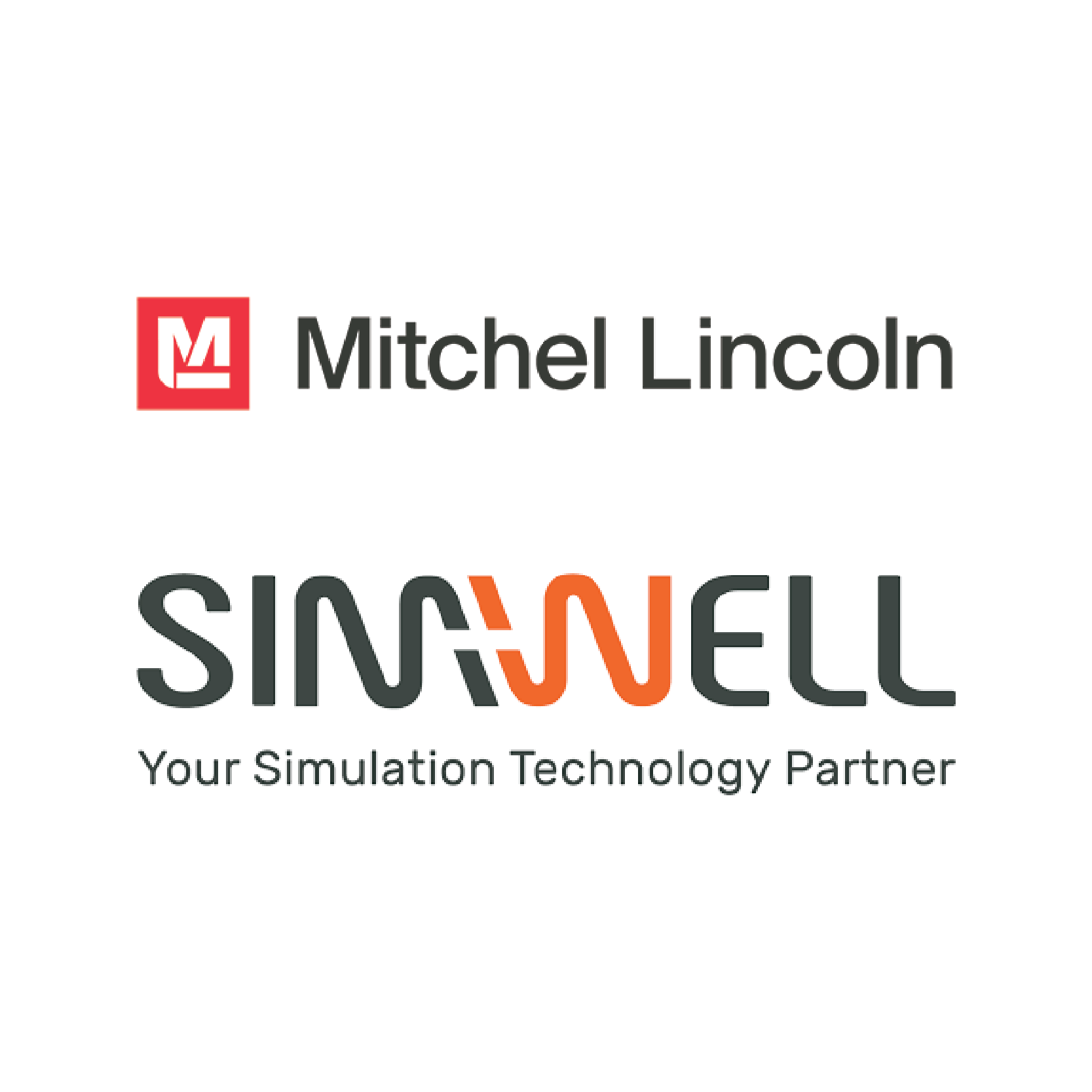 SimWell 和 Mitchel Lincoln 徽标