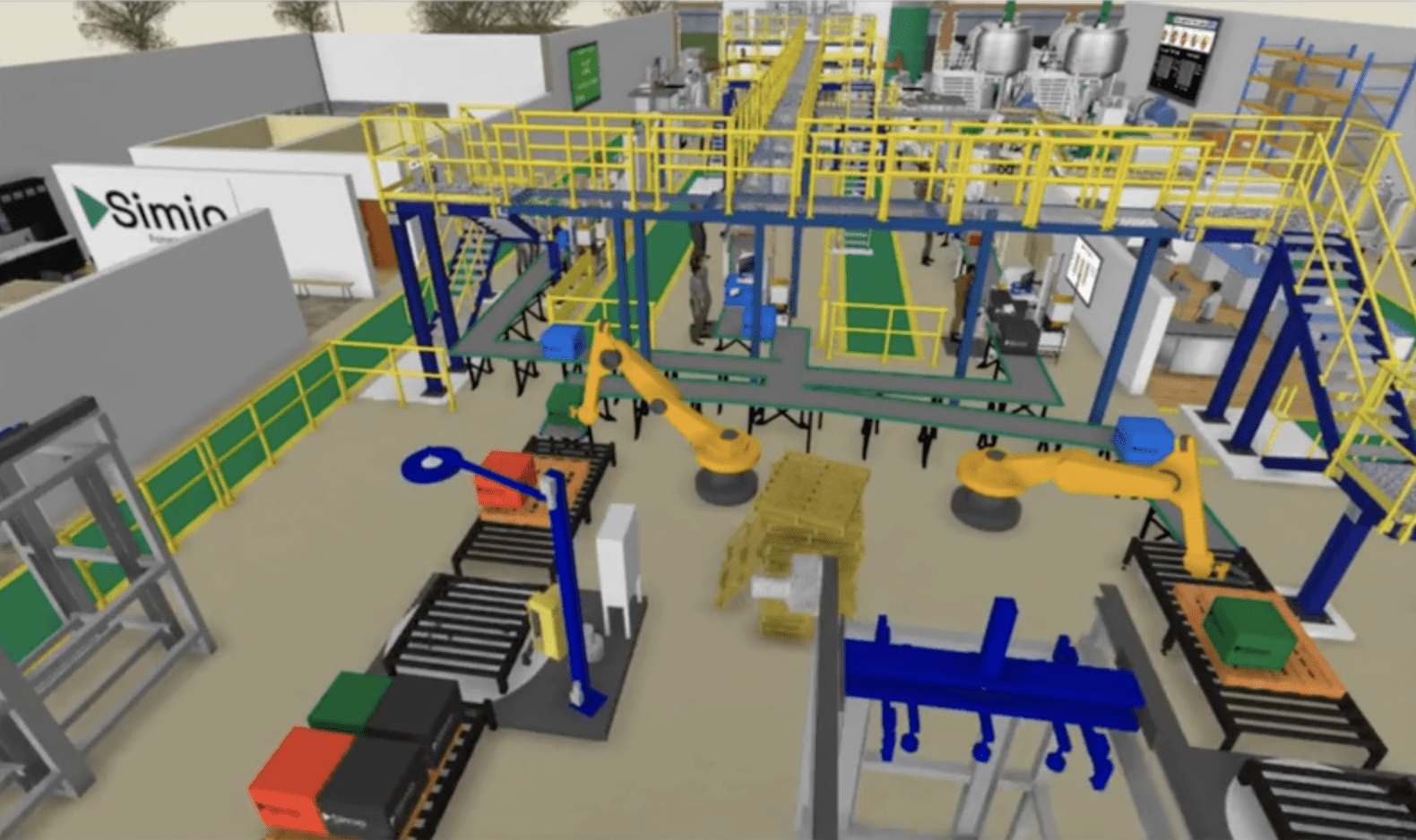 Logiciel de simulation de jumeaux numériques | Simio